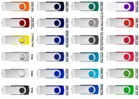 Memoria USB modelo Twister - Colores