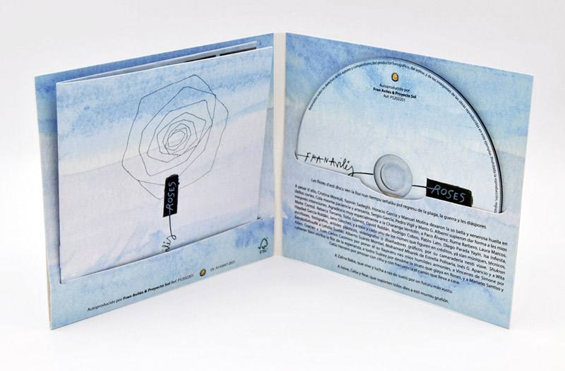 CD Duplicado e Impreso + Libreto de 8 páginas en Digifile