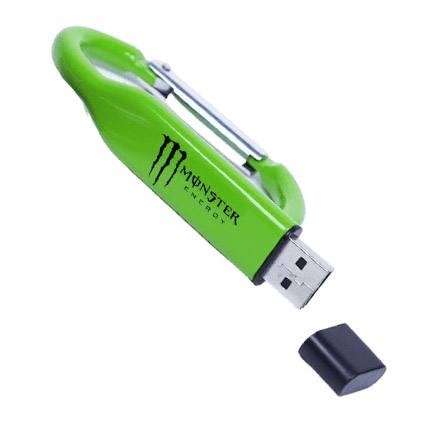 Memoria USB modelo Mosquetón